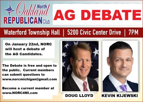 Attorney General Debate -North Oakland Republican Club